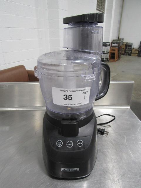 BLACK+DECKER Power Pro 10-Cup Wide-Mouth Food Processor, Black, FP2500B