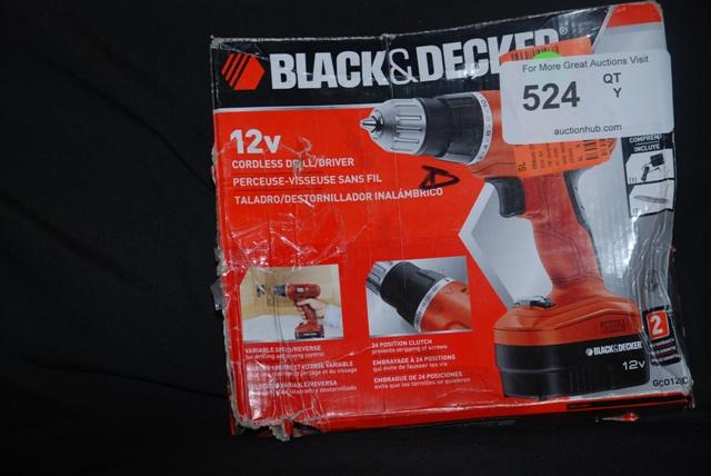 BLACK+DECKER 12-Volt NiCd Cordless 3/8 in. Drill with Soft Grips with  Battery 1.5Ah and Charger GCO1200C - The Home Depot